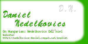 daniel nedelkovics business card